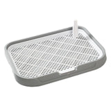 Maxbell Dog Toilet Reusable Dog Potty Tray Toilet for Other Pets Puppy Small Animals Gray