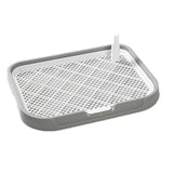 Maxbell Dog Toilet Reusable Dog Potty Tray Toilet for Other Pets Puppy Small Animals Gray