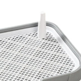 Maxbell Dog Toilet Reusable Dog Potty Tray Toilet for Other Pets Puppy Small Animals Gray