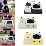 Maxbell Cat Carrier Privacy Protection Handbag Pet Carrier for Hiking Travel Kittens black