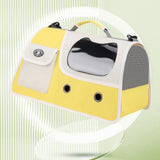 Maxbell Cat Carrier Privacy Protection Handbag Pet Carrier for Hiking Travel Kittens yellow