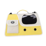 Maxbell Cat Carrier Privacy Protection Handbag Pet Carrier for Hiking Travel Kittens yellow