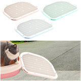 Maxbell Cat Litter Mat Wear Resistant Scratch Resistant Cat Litter Trapping Strainer Pink