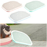Maxbell Cat Litter Mat Wear Resistant Scratch Resistant Cat Litter Trapping Strainer Pink