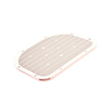 Maxbell Cat Litter Mat Wear Resistant Scratch Resistant Cat Litter Trapping Strainer Pink