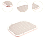 Maxbell Cat Litter Mat Wear Resistant Scratch Resistant Cat Litter Trapping Strainer Pink