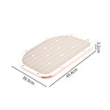 Maxbell Cat Litter Mat Wear Resistant Scratch Resistant Cat Litter Trapping Strainer Pink