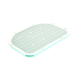 Maxbell Cat Litter Mat Wear Resistant Scratch Resistant Cat Litter Trapping Strainer Green