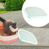 Maxbell Cat Litter Mat Wear Resistant Scratch Resistant Cat Litter Trapping Strainer Green