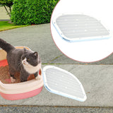 Maxbell Cat Litter Mat Wear Resistant Scratch Resistant Cat Litter Trapping Strainer Blue