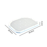 Maxbell Cat Litter Mat Wear Resistant Scratch Resistant Cat Litter Trapping Strainer Blue