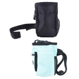 Maxbell Pet Dogs Treat Pouch Drawstring Bag Snack Storage Carrier Holder for Jogging black