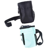 Maxbell Pet Dogs Treat Pouch Drawstring Bag Snack Storage Carrier Holder for Jogging black