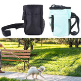 Maxbell Pet Dogs Treat Pouch Drawstring Bag Snack Storage Carrier Holder for Jogging black