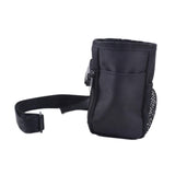 Maxbell Pet Dogs Treat Pouch Drawstring Bag Snack Storage Carrier Holder for Jogging black