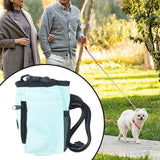 Maxbell Pet Dogs Treat Pouch Drawstring Bag Snack Storage Carrier Holder for Jogging green