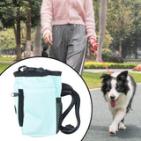 Maxbell Pet Dogs Treat Pouch Drawstring Bag Snack Storage Carrier Holder for Jogging green