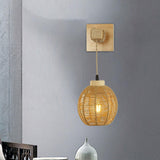 Maxbell Rattan Lampshade Wall Sconces Wall Light Shade for Outdoor Farmhouse Kitchen