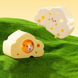 Maxbell Hamster Hideout Cage Habitat Decor Funny Shelter for Pet Gifts Lemmings Rats
