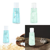 Maxbell Hamster Water Bottle Comfortable Portable Bottle for Squirrel Parrots Gerbil blue