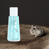 Maxbell Hamster Water Bottle Comfortable Portable Bottle for Squirrel Parrots Gerbil blue