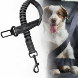 Maxbell Dog Car Safety Belt with Strong Elastic Belt for Small, Medium and Large Dog Black Buckle