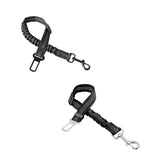 Maxbell Dog Car Safety Belt with Strong Elastic Belt for Small, Medium and Large Dog Black Buckle