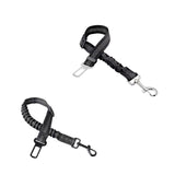 Maxbell Dog Car Safety Belt with Strong Elastic Belt for Small, Medium and Large Dog Black Buckle