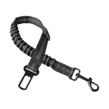Maxbell Dog Car Safety Belt with Strong Elastic Belt for Small, Medium and Large Dog Black Buckle