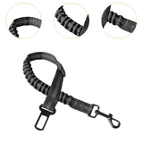 Maxbell Dog Car Safety Belt with Strong Elastic Belt for Small, Medium and Large Dog Black Buckle