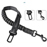Maxbell Dog Car Safety Belt with Strong Elastic Belt for Small, Medium and Large Dog Black Buckle