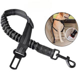 Maxbell Dog Car Safety Belt with Strong Elastic Belt for Small, Medium and Large Dog Black Buckle