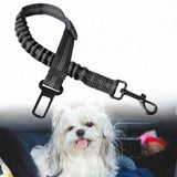 Maxbell Dog Car Safety Belt with Strong Elastic Belt for Small, Medium and Large Dog Black Buckle