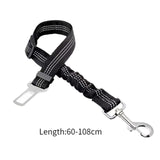 Maxbell Dog Car Safety Belt with Strong Elastic Belt for Small, Medium and Large Dog White Buckle