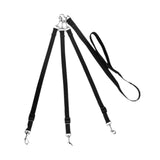 Maxbell 3 in 1 Dog Leash Adjustable Length Triple Dog Leash for Large Medium Dog Pet Black