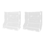 Maxbell Rabbit Rack Hay Acrylic Convenient Feeding Stable Fodder Shelf for Pet Bunny