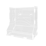 Maxbell Rabbit Rack Hay Acrylic Convenient Feeding Stable Fodder Shelf for Pet Bunny