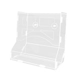 Maxbell Rabbit Rack Hay Acrylic Convenient Feeding Stable Fodder Shelf for Pet Bunny