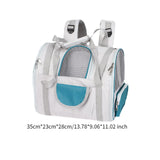 Maxbell Cat Carrier Backpack Breathable Travel Dogs Bag for Walking Camping Traveling green