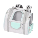 Maxbell Cat Carrier Backpack Breathable Travel Dogs Bag for Walking Camping Traveling blue