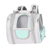 Maxbell Cat Carrier Backpack Breathable Travel Dogs Bag for Walking Camping Traveling blue