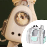 Maxbell Cat Carrier Backpack Breathable Travel Dogs Bag for Walking Camping Traveling blue