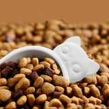 Maxbell Pet Food Scooper 2 in 1 Function Small for Dog and Cat Compact Size Food Spoon