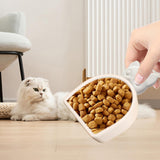 Maxbell Pet Food Scooper 2 in 1 Function Small for Dog and Cat Compact Size Food Spoon