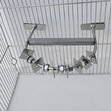 Maxbell Parrot Perch Platform Bird Perch for Cage for Macaw Cacatuas Alba Grey Parrot