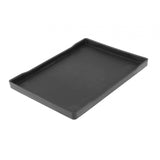 Maxbell Reptile Water Bowl Decorative Reptile Feeder for Frog Bearded Dragon Hamster XL black