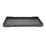 Maxbell Reptile Water Bowl Decorative Reptile Feeder for Frog Bearded Dragon Hamster XL black