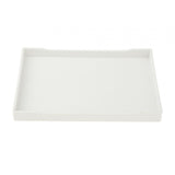 Maxbell Reptile Water Bowl Decorative Reptile Feeder for Frog Bearded Dragon Hamster M white