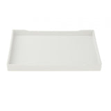 Maxbell Reptile Water Bowl Decorative Reptile Feeder for Frog Bearded Dragon Hamster M white