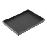 Maxbell Reptile Water Bowl Decorative Reptile Feeder for Frog Bearded Dragon Hamster L black